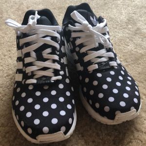 Adidas Polka Dot Running Shoes! Size 6 1/2-7